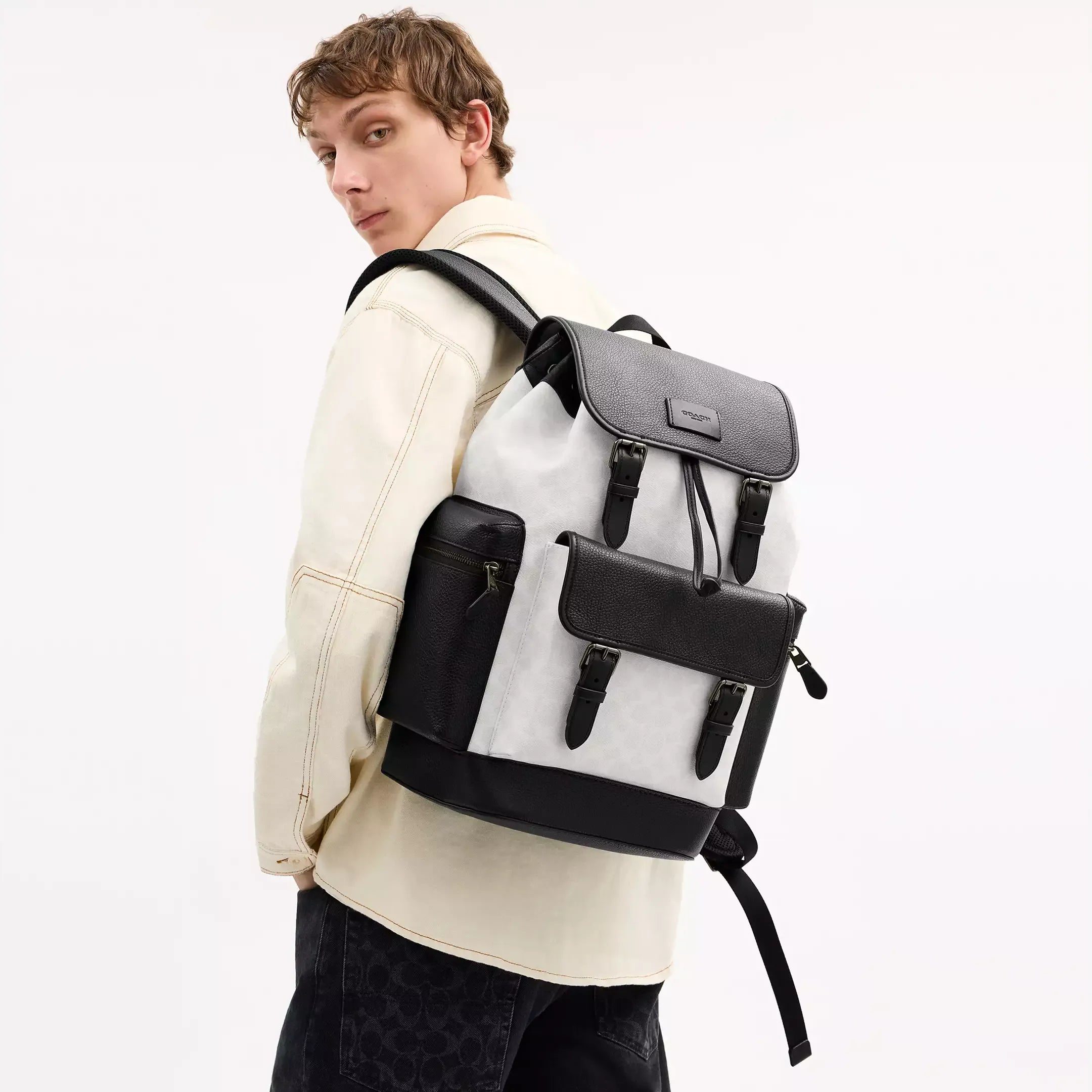 Coach Sprint Backpack In Colorblock Signature Canvas