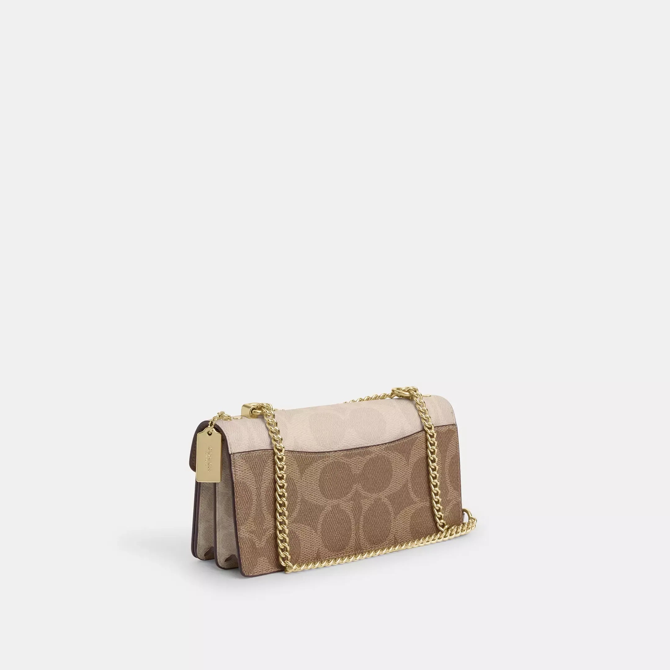 Coach Klare Envelope Crossbody Bag In Blocked Signature Canvas