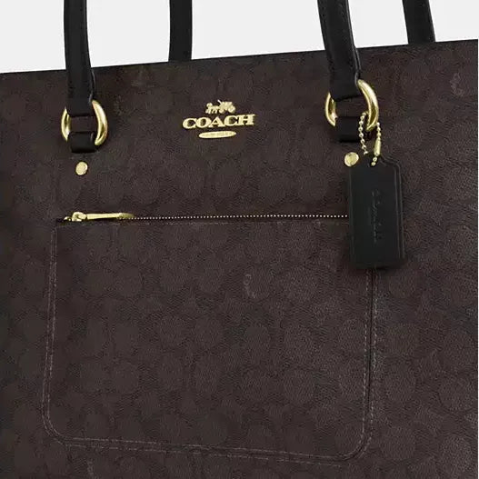 Coach Station Tote Bag In Signature Canvas