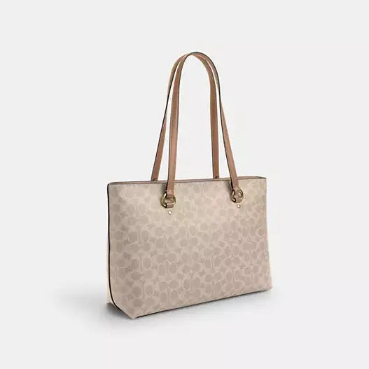 Coach Station Tote Bag In Signature Canvas