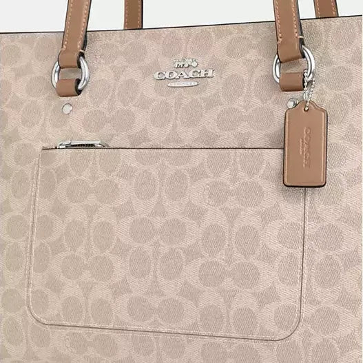 Coach Station Tote Bag In Signature Canvas