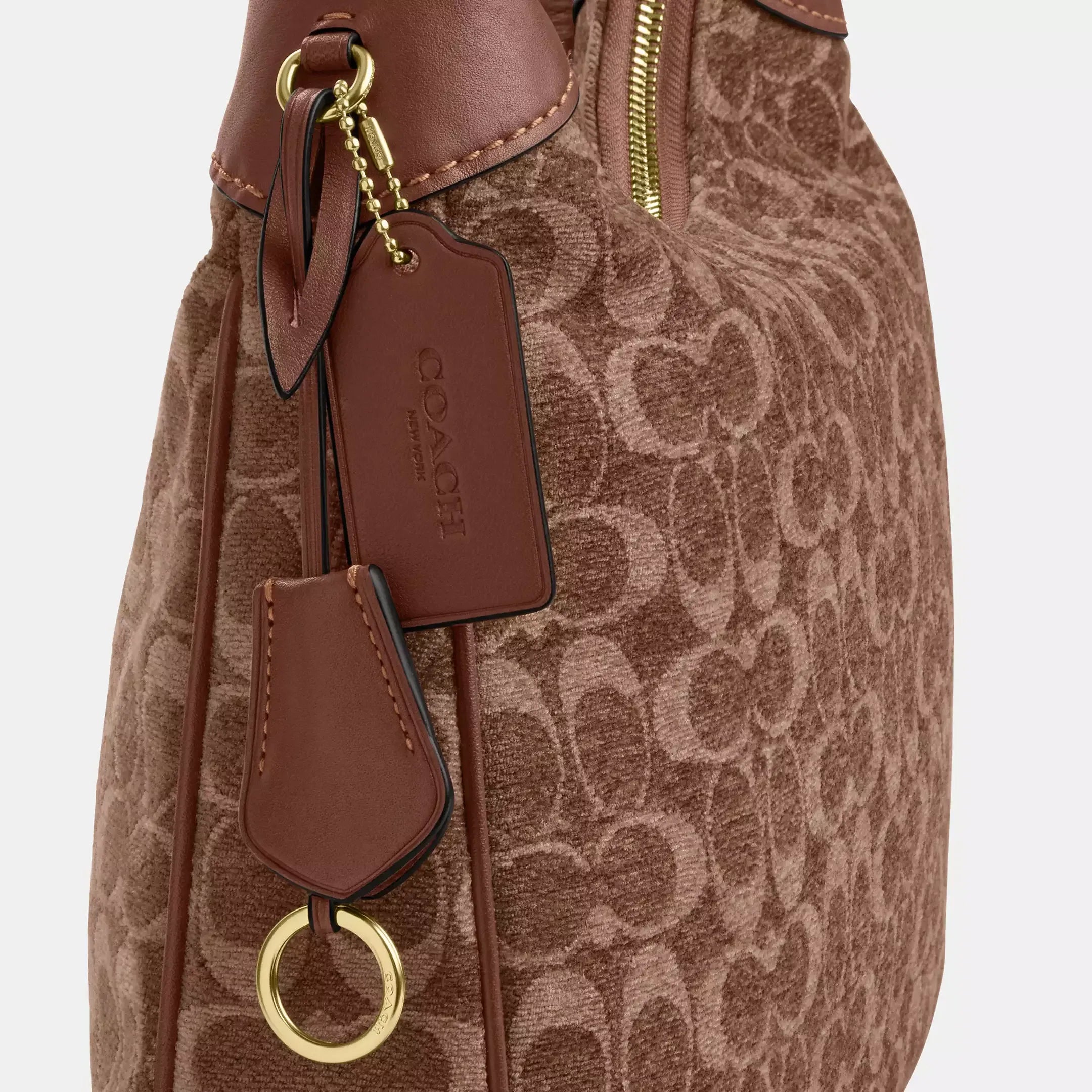 Coach Ella Shoulder Bag In Signature Chenille
