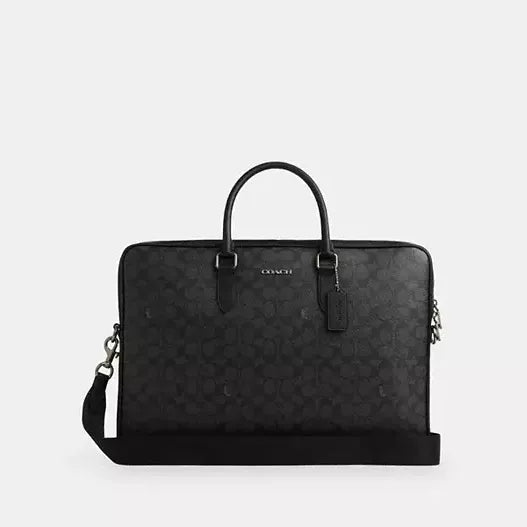 Coach Ethan Large Brief In Signature Canvas