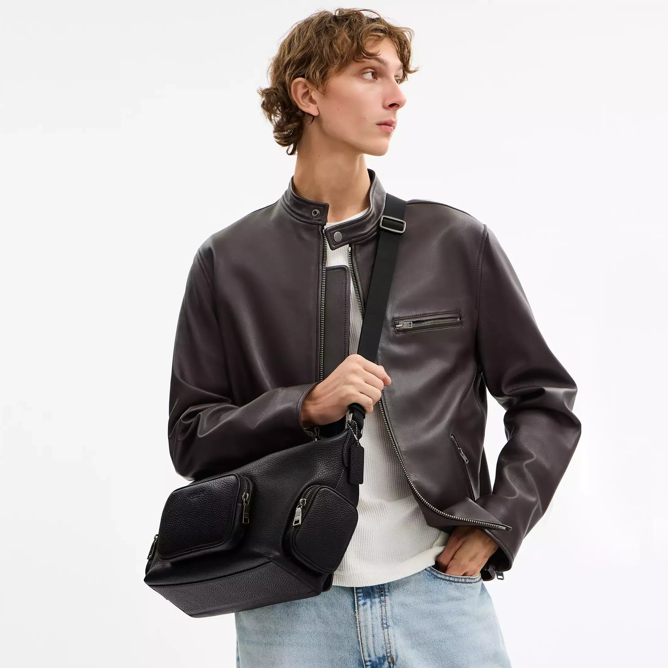 Coach Finn Crossbody Bag With Pockets