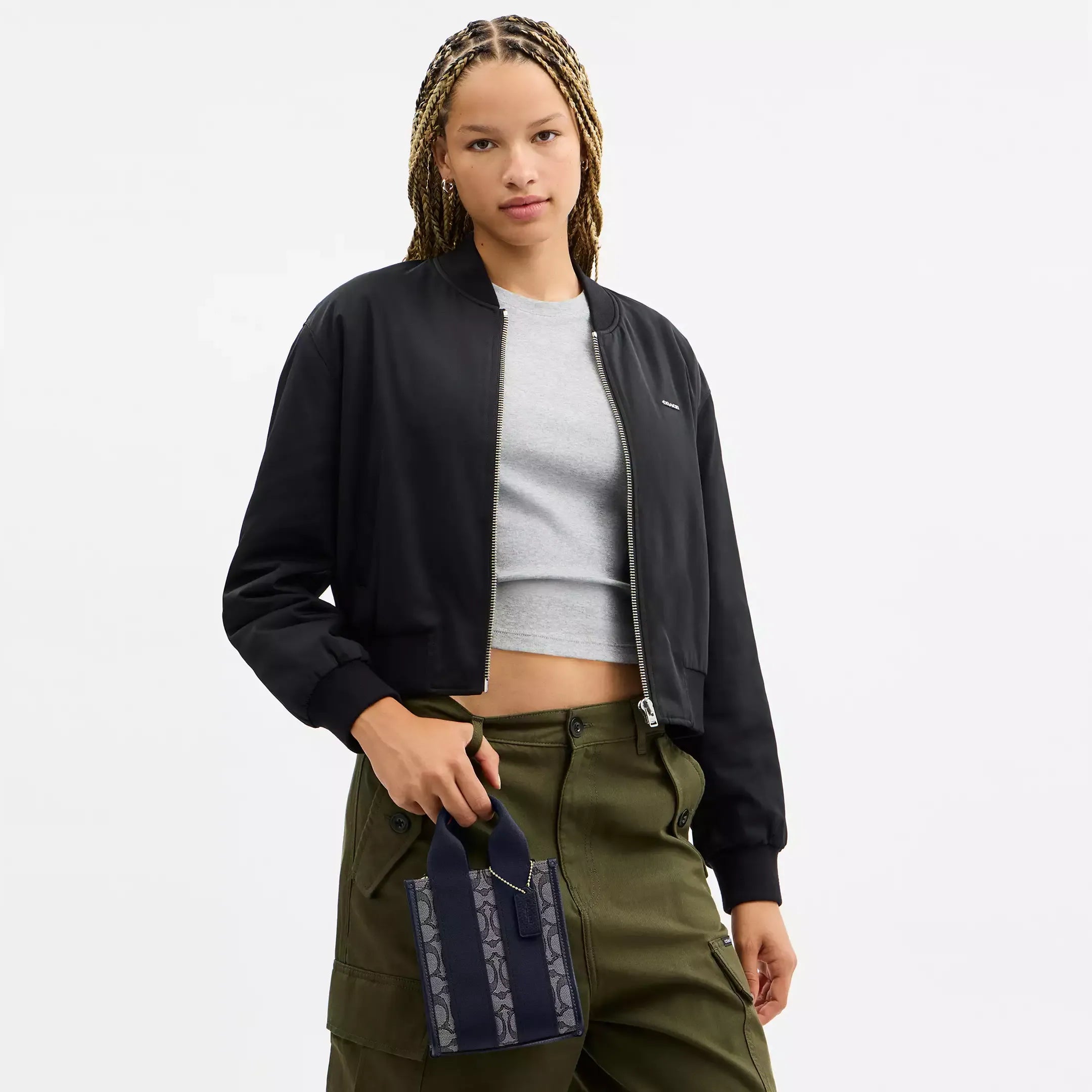 Coach Smith Mini Tote Bag In Signature Jacquard
