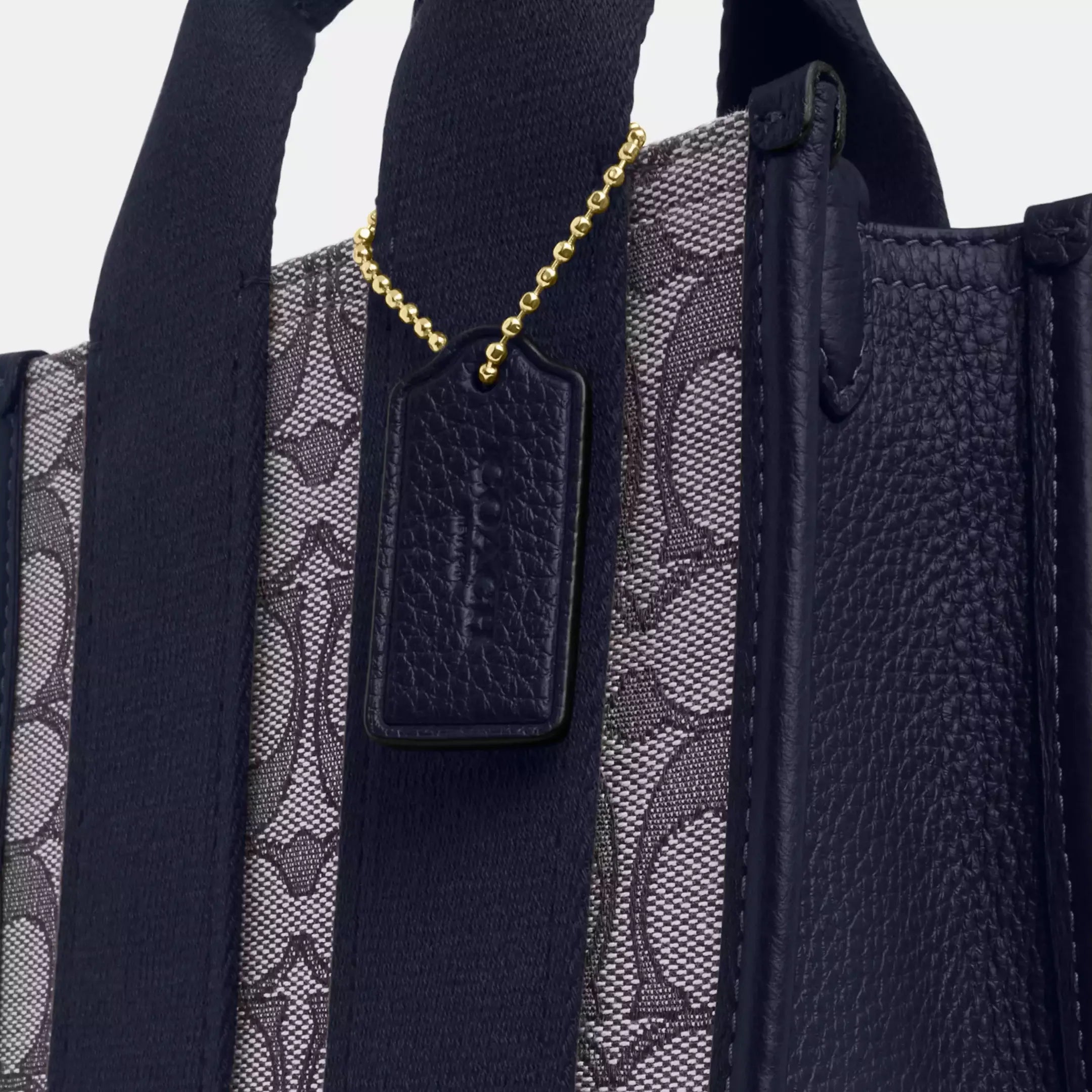 Coach Smith Mini Tote Bag In Signature Jacquard