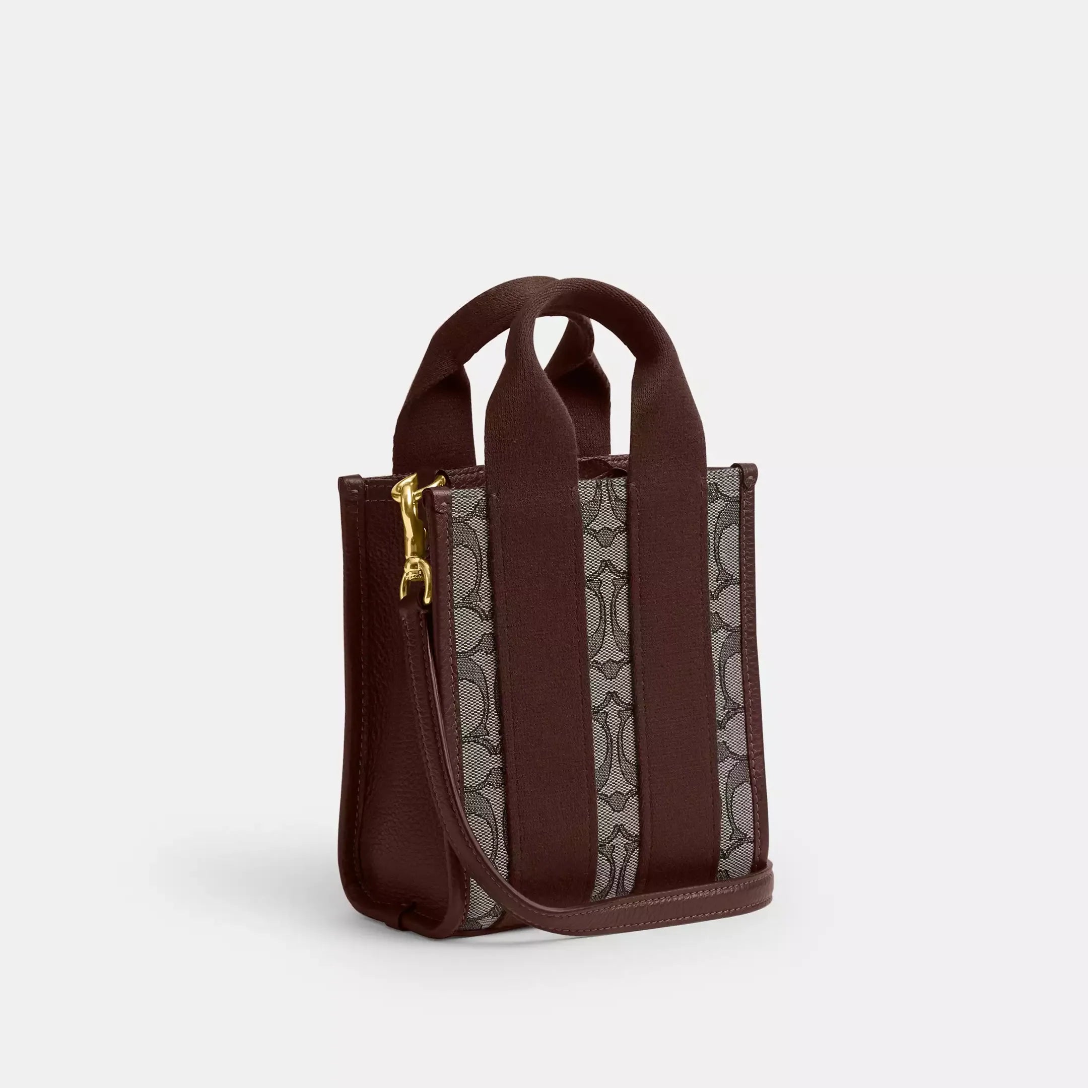Coach Smith Mini Tote Bag In Signature Jacquard
