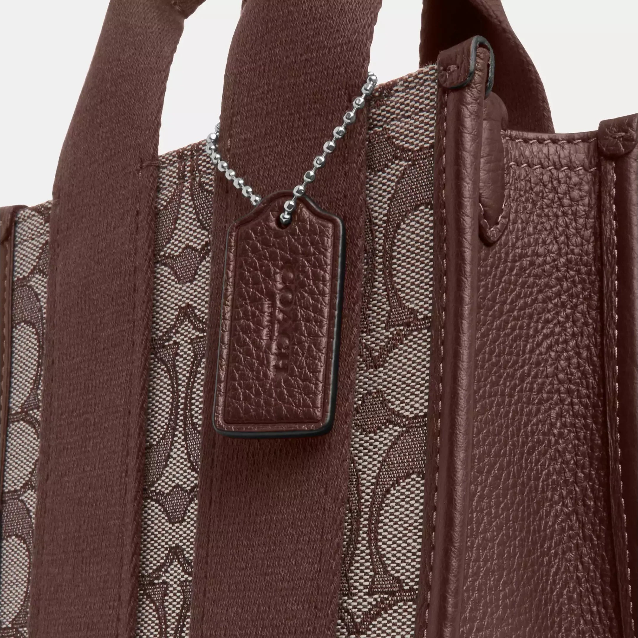 Coach Smith Mini Tote Bag In Signature Jacquard