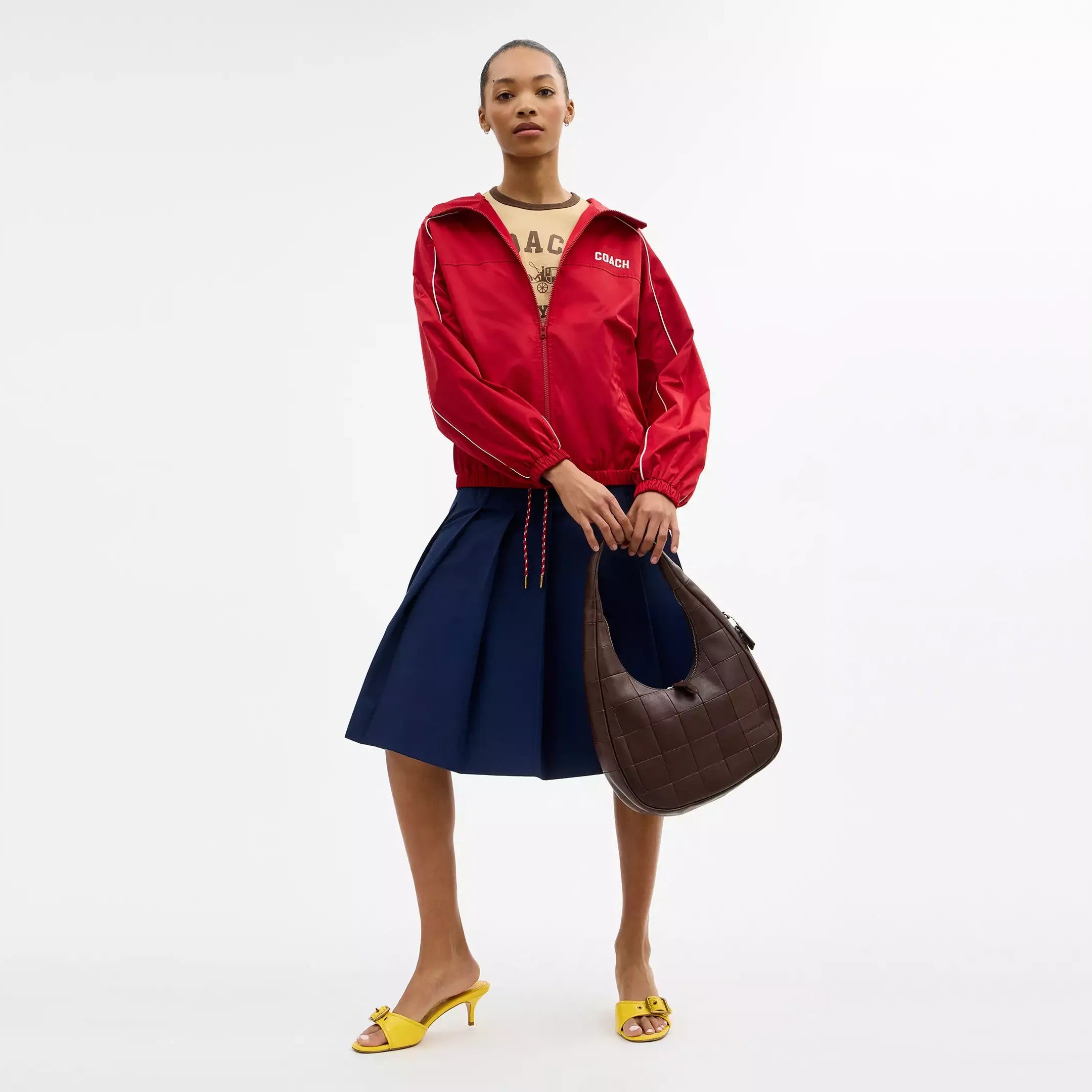 Coach Alter/Ego Crescent Shoulder Bag In Upcrafted Leather