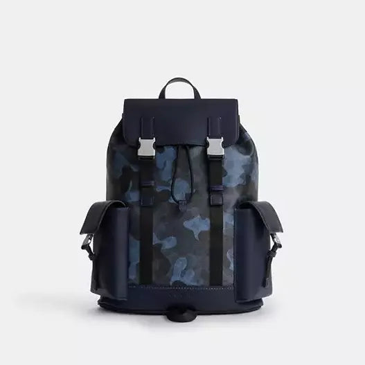 Coach Clark Backpack In Signature Camo Print