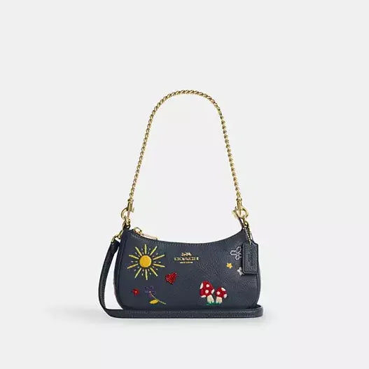 Coach Teri Mini Crossbody Bag With Embroidery
