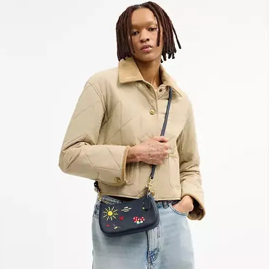 Coach Teri Mini Crossbody Bag With Embroidery