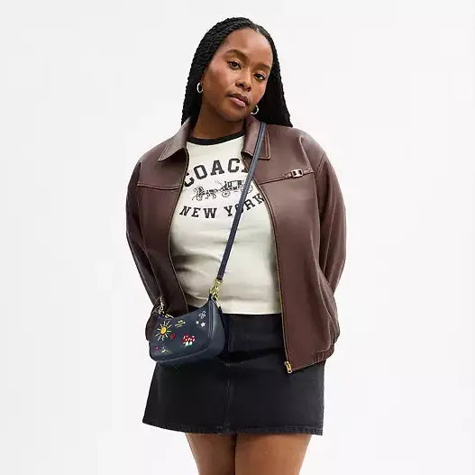 Coach Teri Mini Crossbody Bag With Embroidery