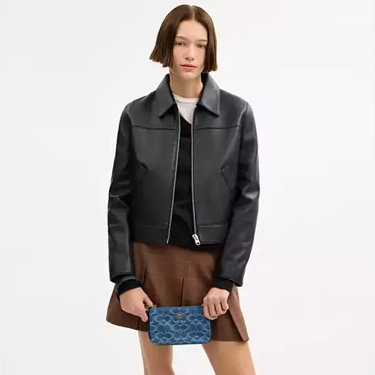 Coach Nolita 19 In Signature Denim