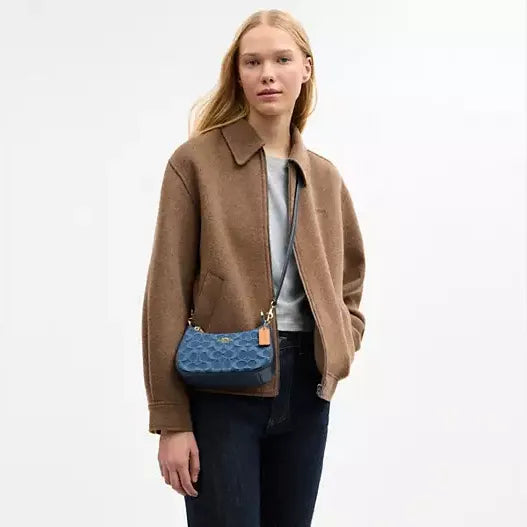 Coach Teri Mini Crossbody Bag In Signature Denim