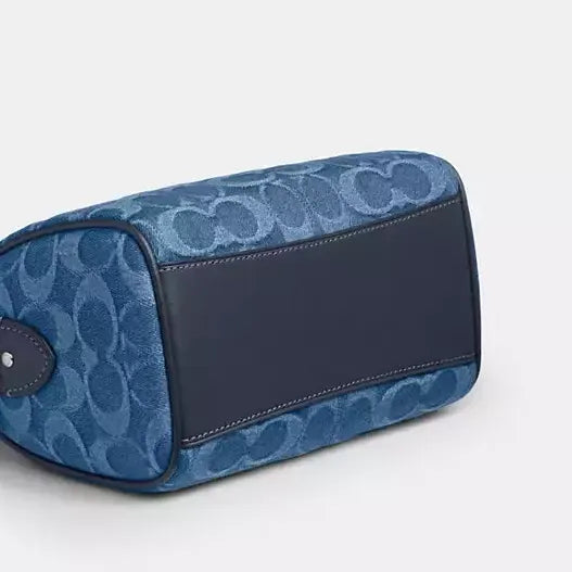 Coach Mini Rowan Crossbody Bag In Signature Denim