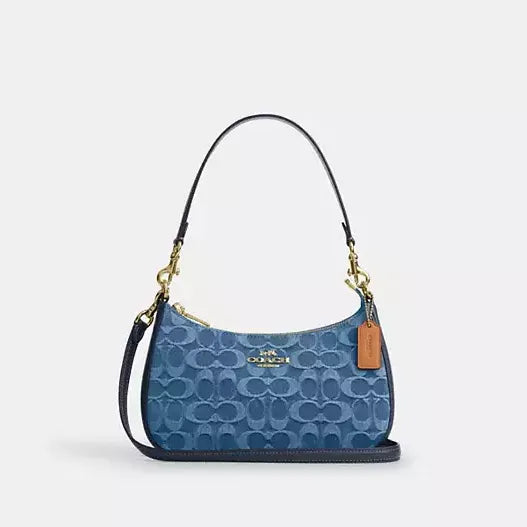 Coach Teri Shoulder Bag In Signature Denim