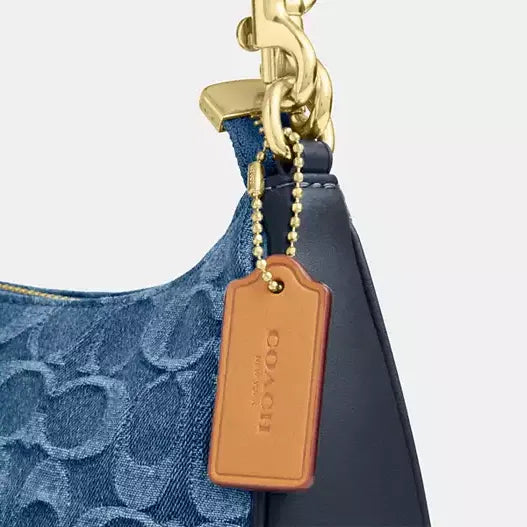 Coach Teri Shoulder Bag In Signature Denim