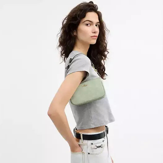 Coach Nolita 19 With Floral Print And Bow