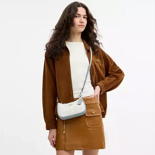 Coach Teri Mini Crossbody Bag In Signature Canvas