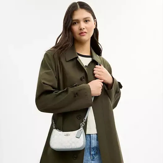 Coach Teri Mini Crossbody Bag In Signature Canvas