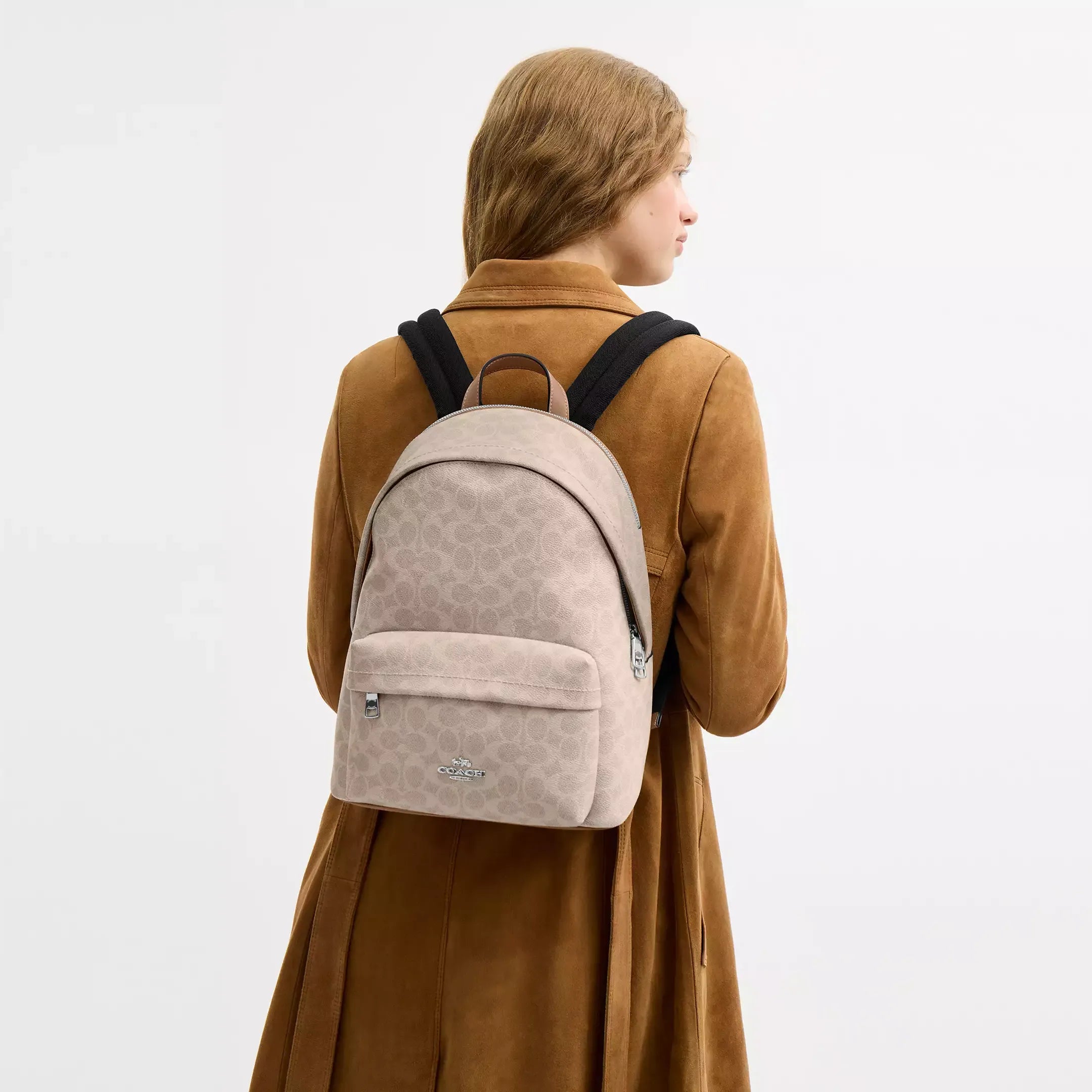 Coach Taylor Small Backpack In Signature Canvas