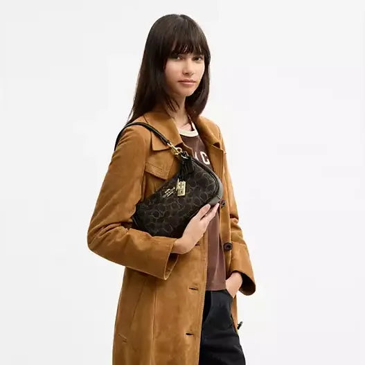 Coach Teri Shoulder Bag In Loved Signature Canvas With Charms