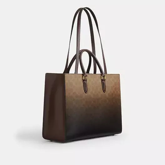 Coach Maggie Tote Bag In Ombre Signature Canvas
