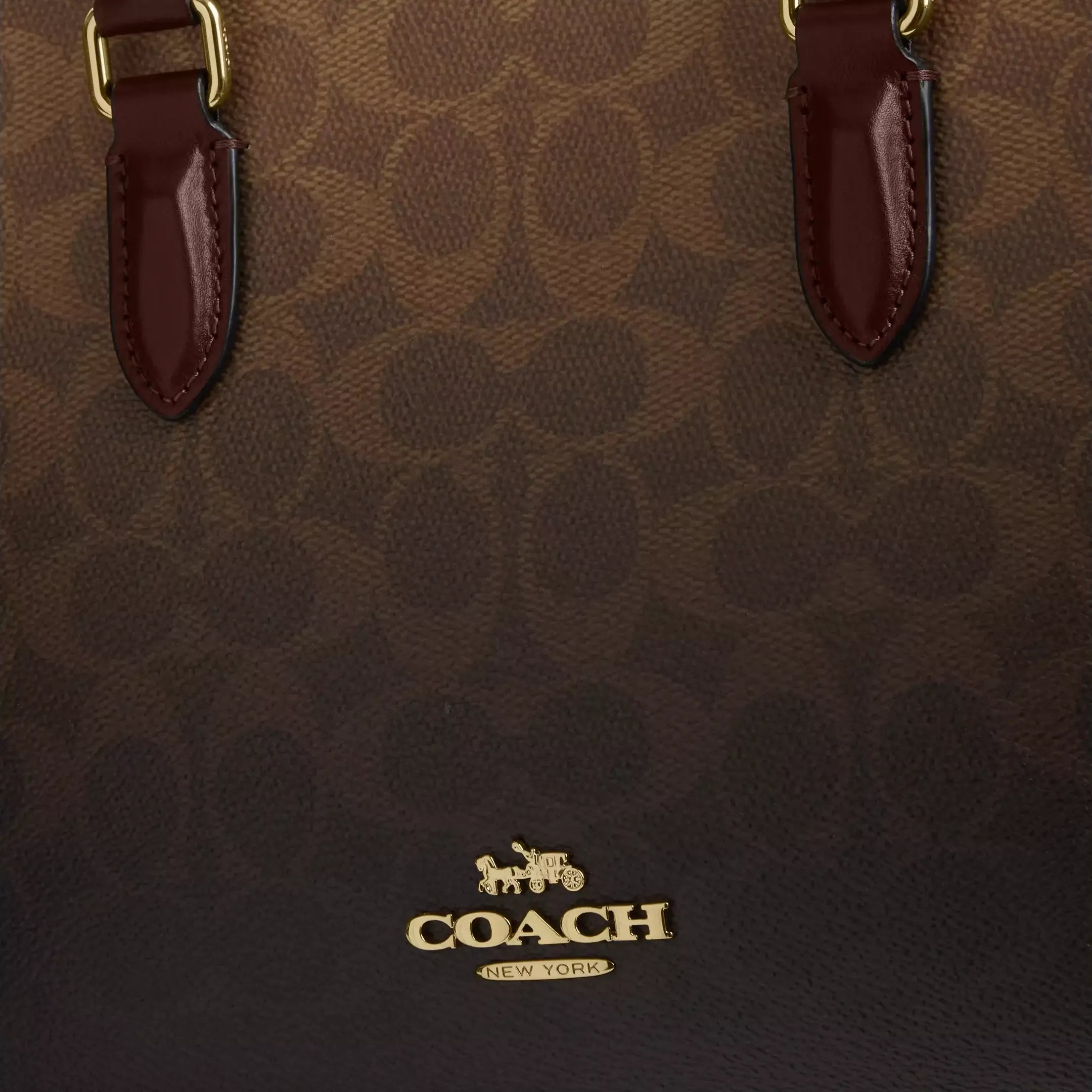 Coach Maggie Small Tote Bag In Ombre Signature Canvas