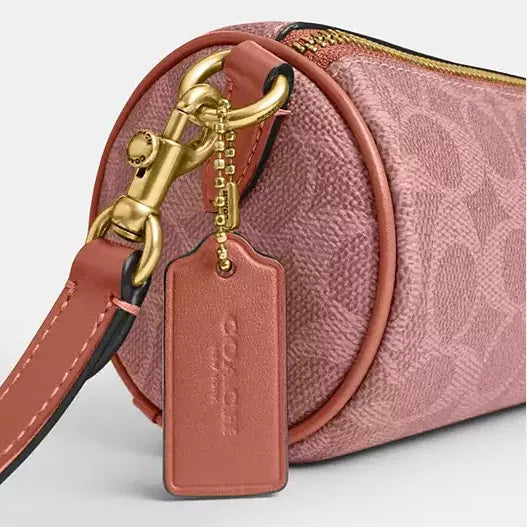 Coach Barrel Bag In Signature Canvas