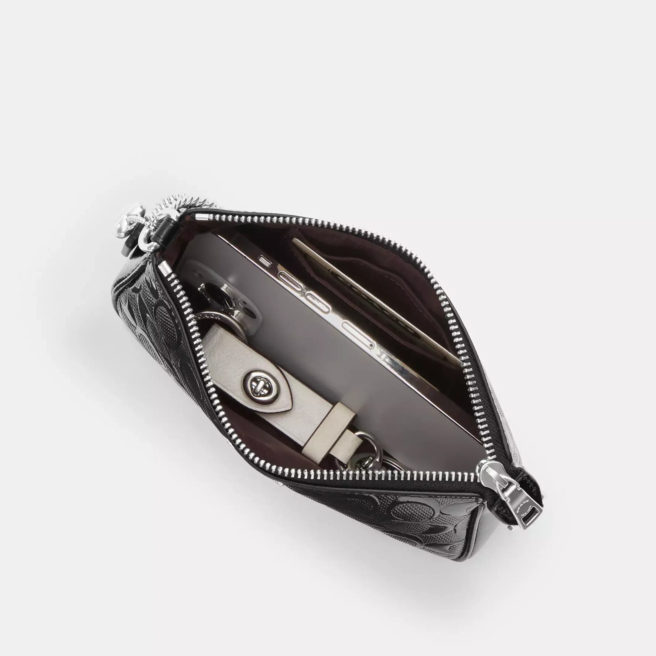 Coach Nolita 19 In Signature Leather With Heart Charm