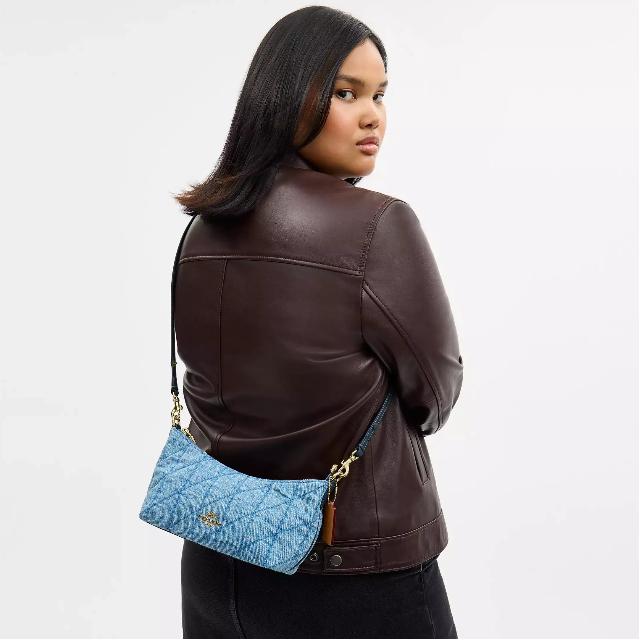 Coach Caitlin Shoulder Bag With Quilting