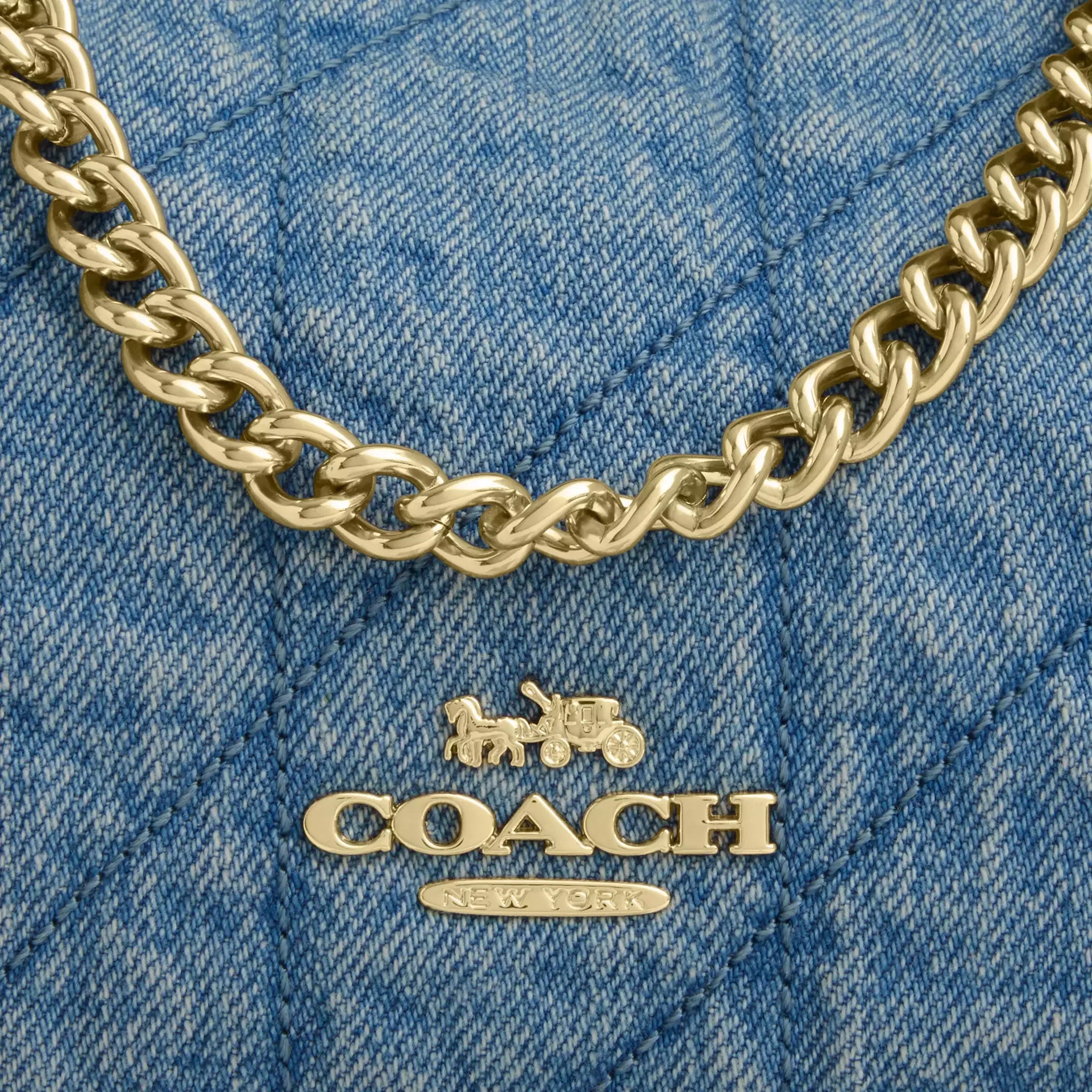 Coach Caitlin Shoulder Bag With Quilting