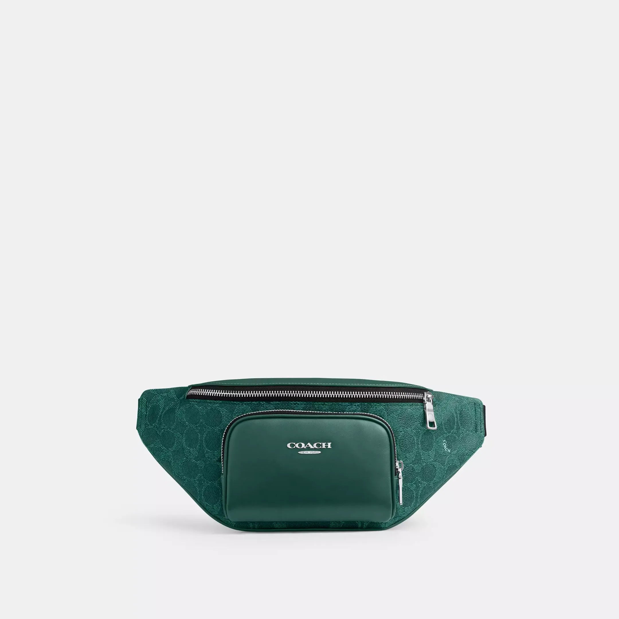 Coach Racer Small Belt Bag In Signature Canvas