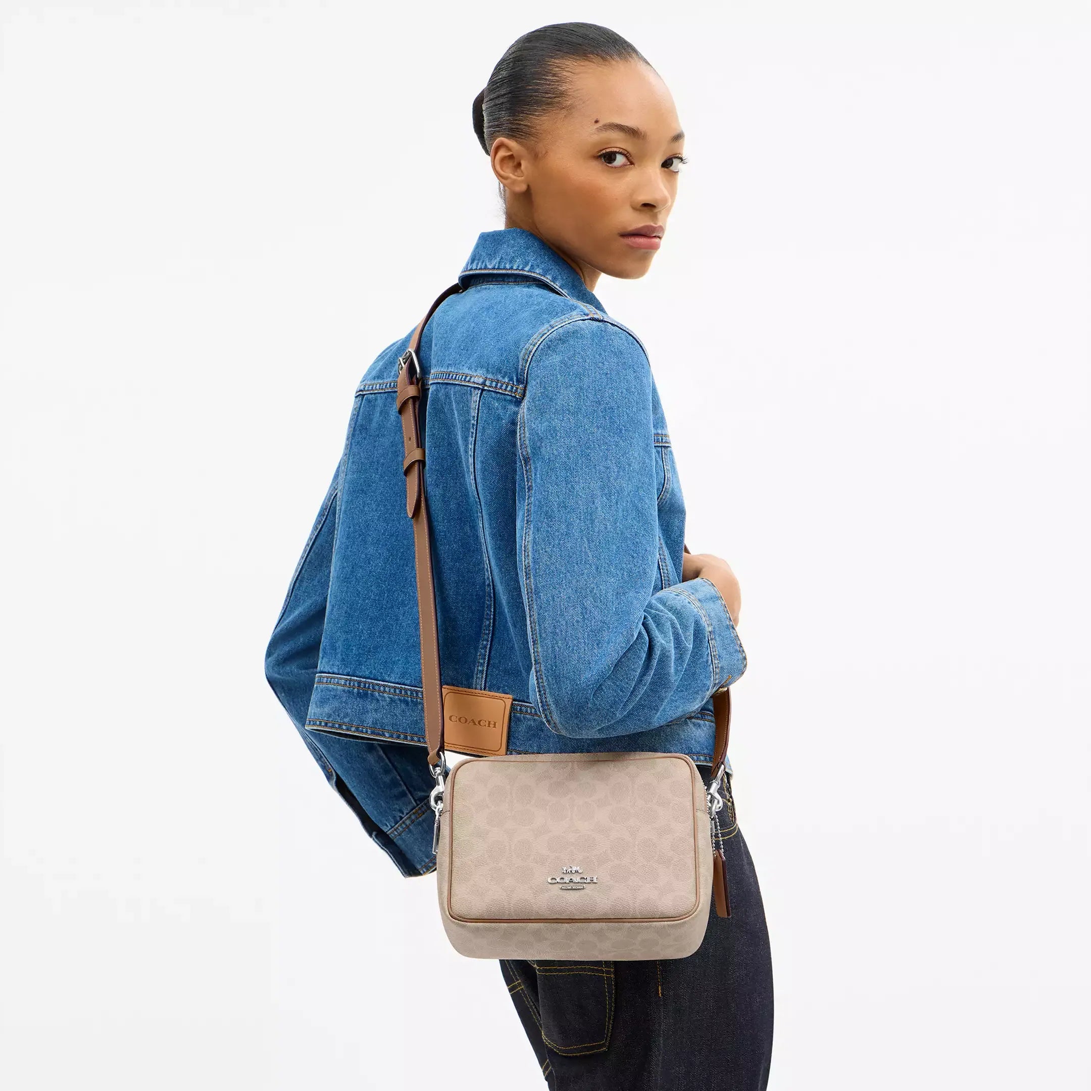 Coach Carey Crossbody Bag In Signature Canvas