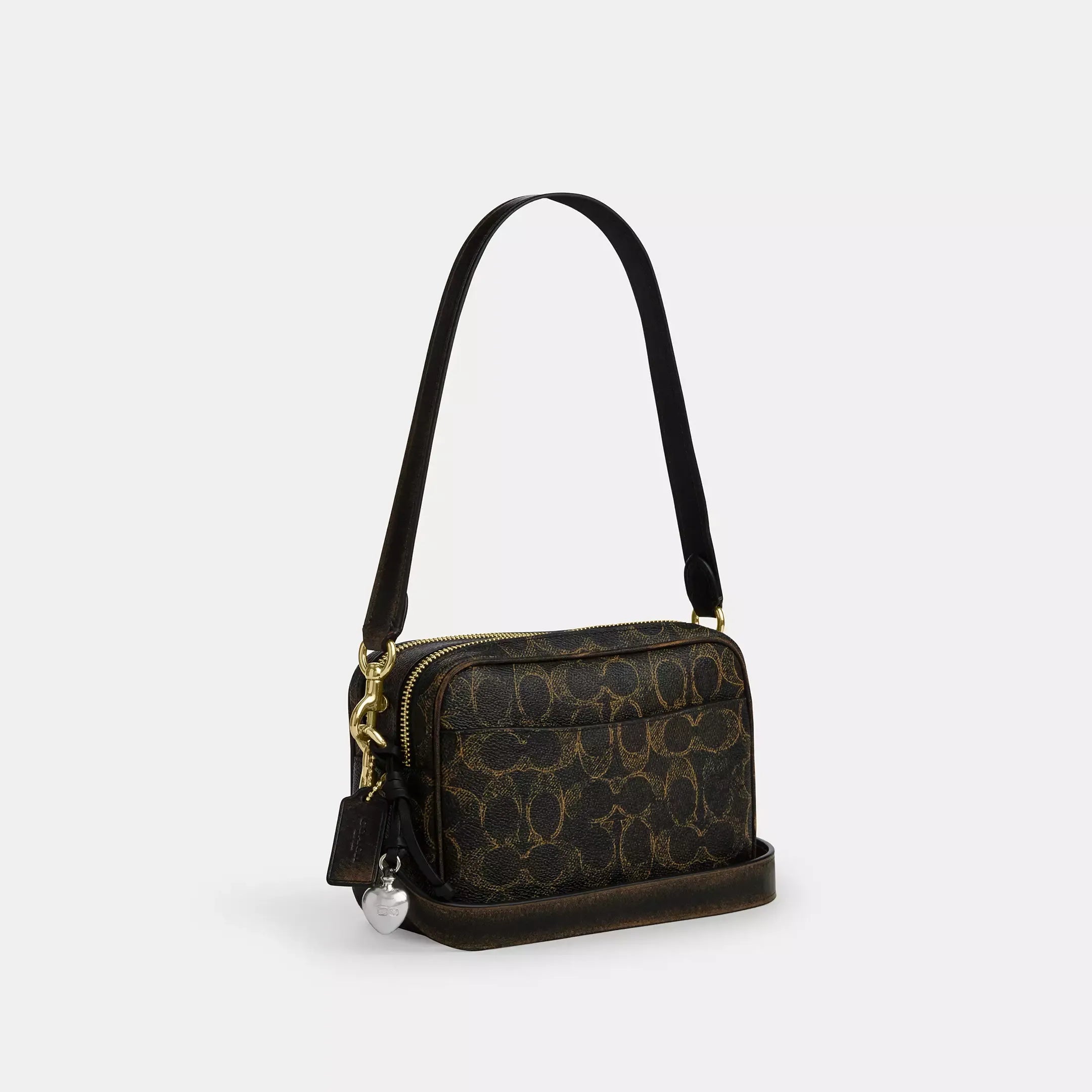 Coach Mini Carey Crossbody Bag In Loved Signature Canvas