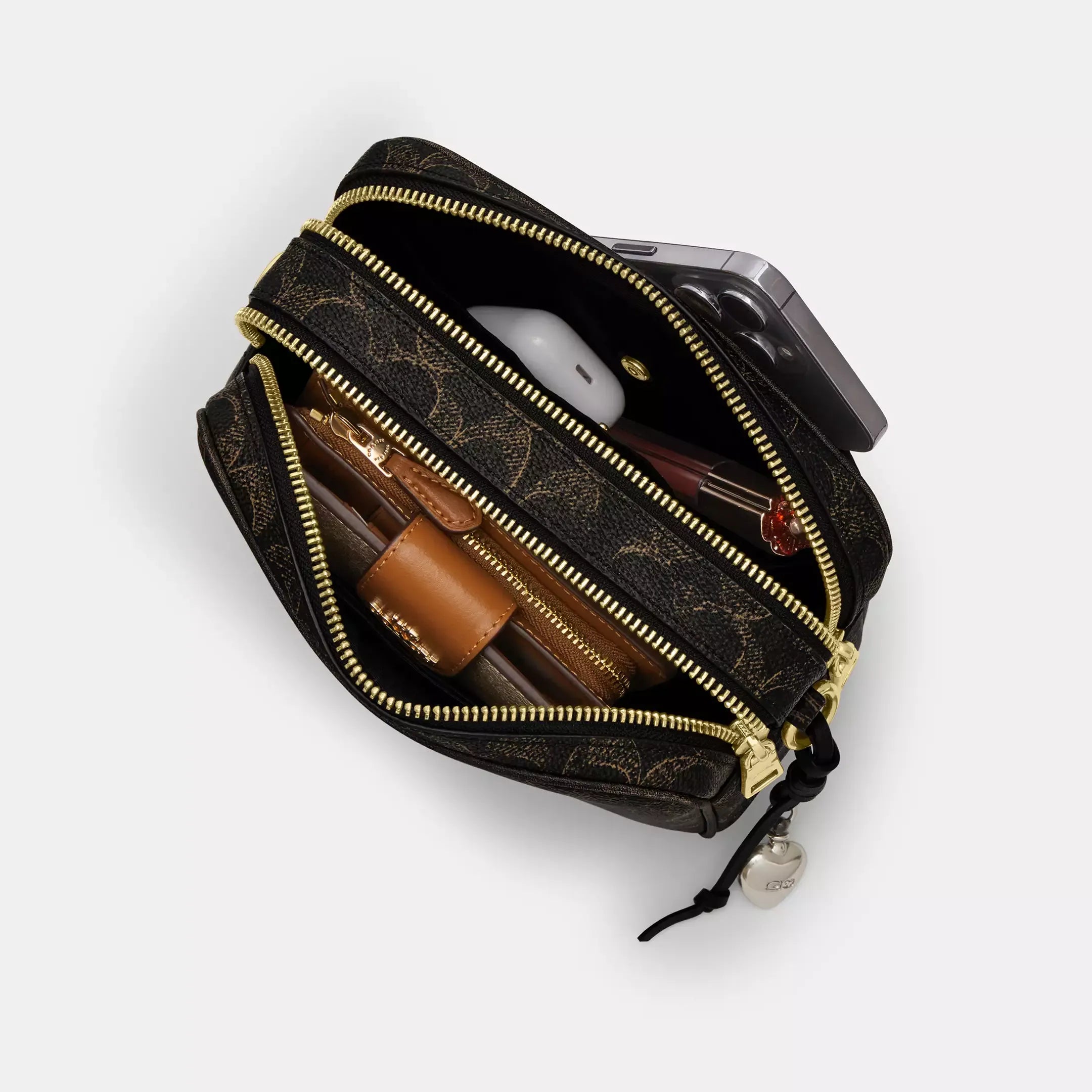 Coach Mini Carey Crossbody Bag In Loved Signature Canvas
