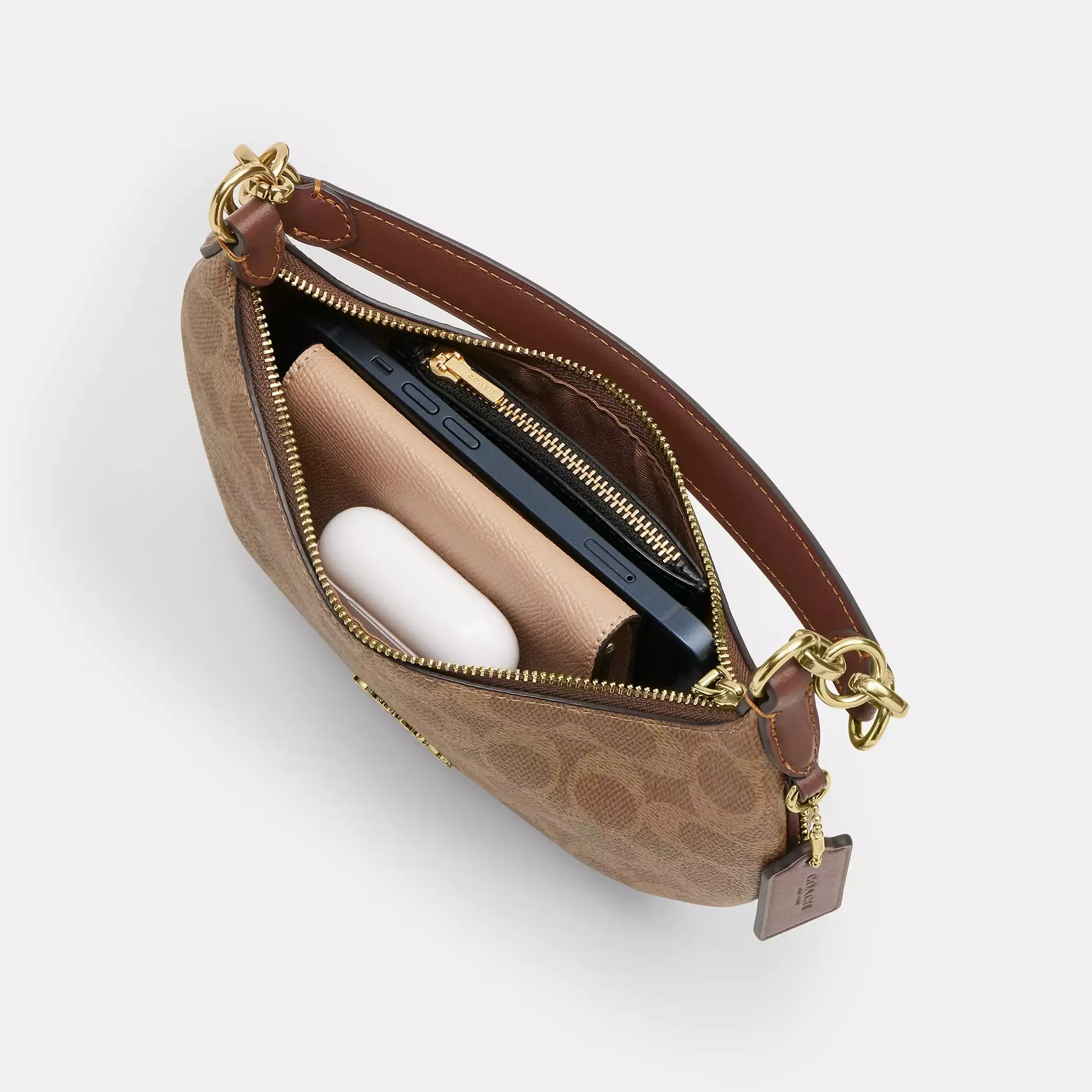 Coach Mini Payton Bag In Signature Canvas