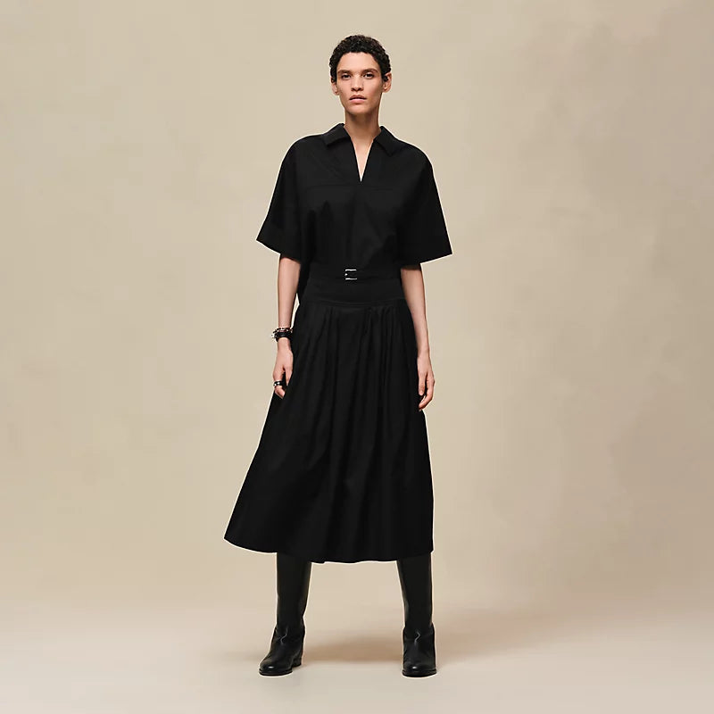 Hermès Cropped polo blouse