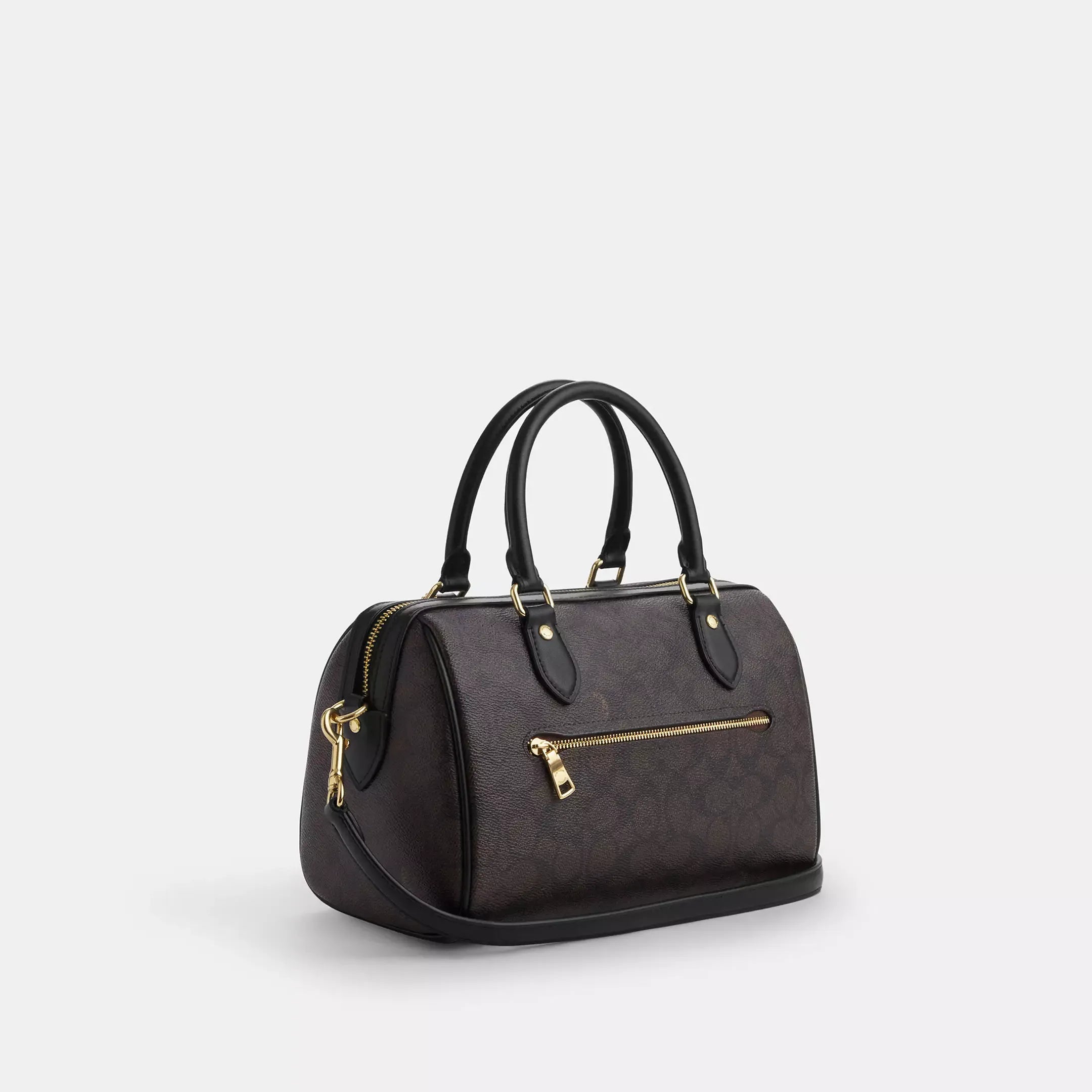 Coach Rowan Satchel Bag In Signature Canvas