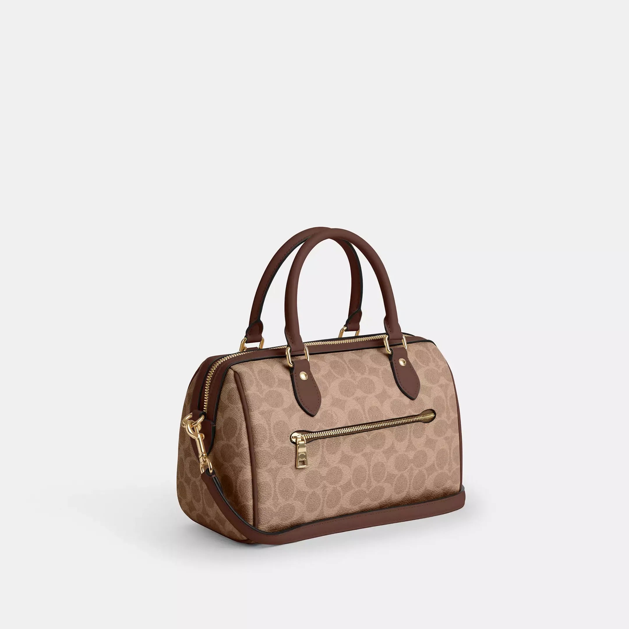 Coach Rowan Satchel Bag In Signature Canvas