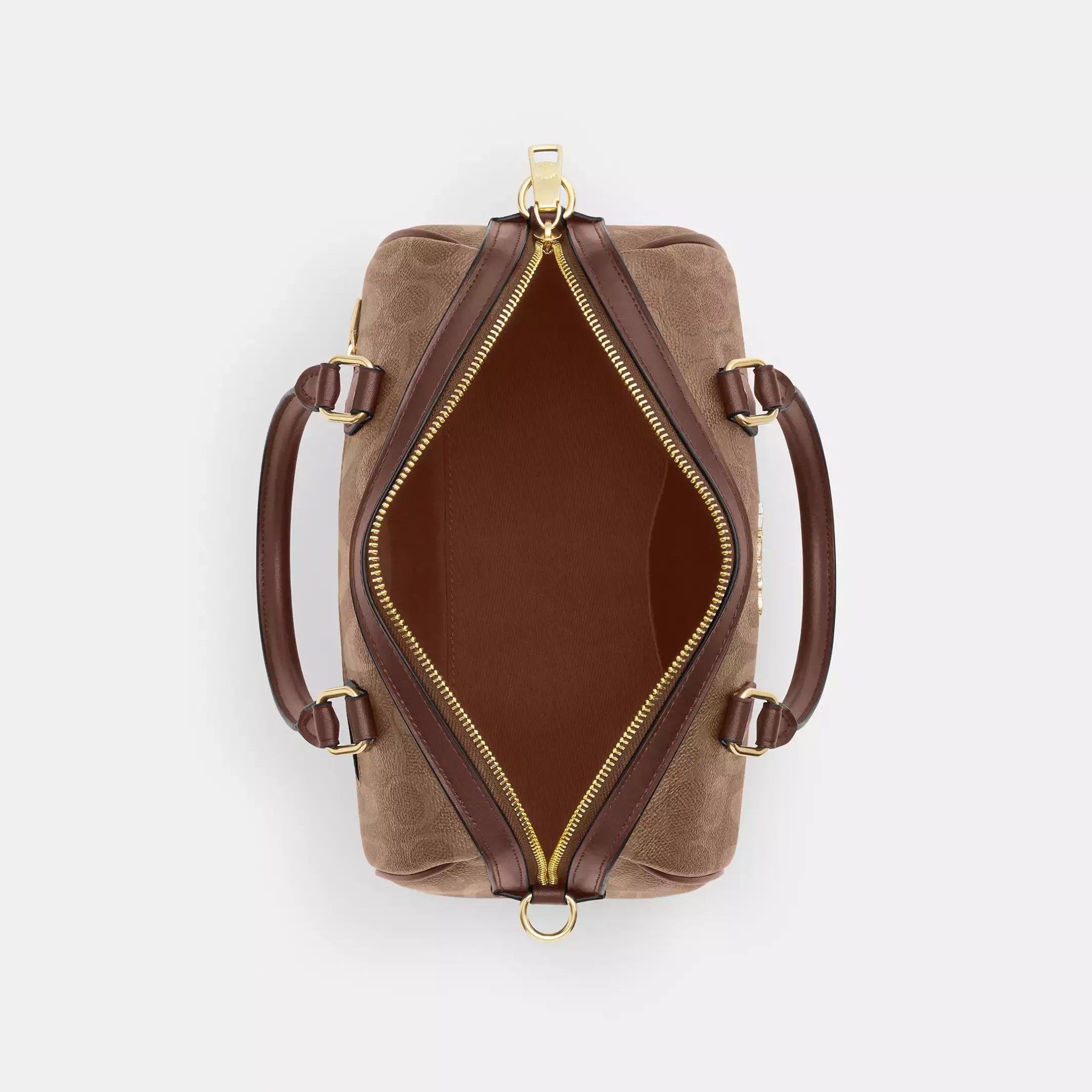 Coach Rowan Satchel Bag In Signature Canvas