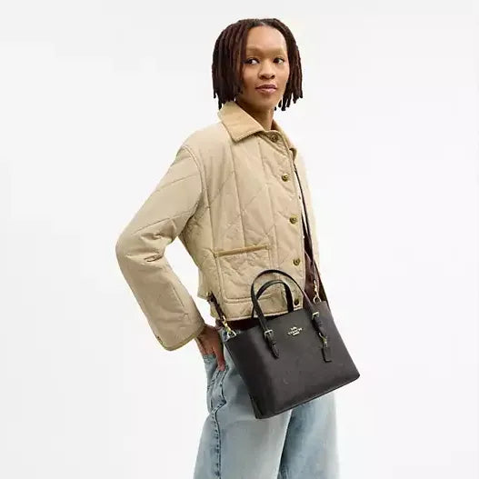 Coach Mollie Tote Bag 25 In Signature Canvas