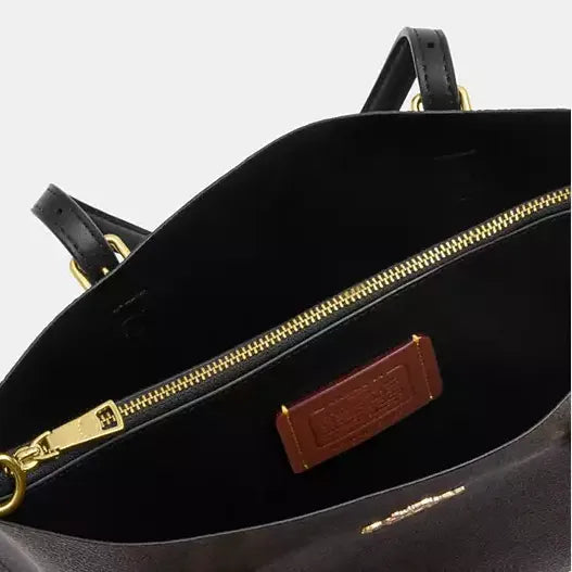 Coach Mollie Tote Bag 25 In Signature Canvas