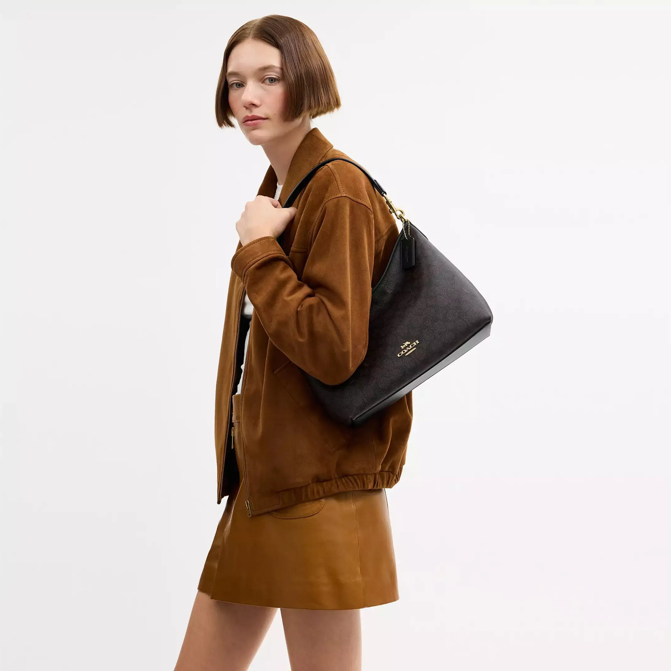 Coach Laurel Shoulder Bag In Signature Canvas