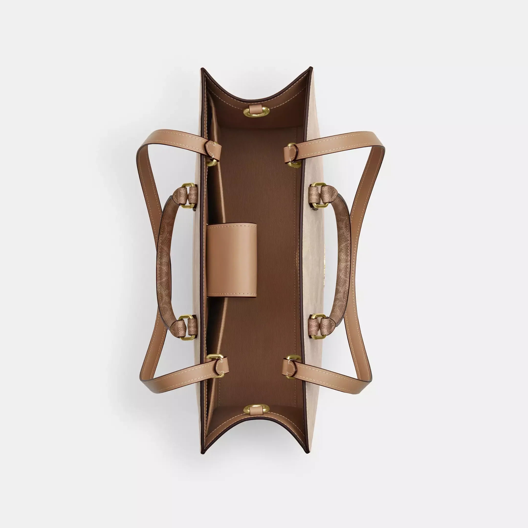 Coach Maggie Tote Bag In Blocked Signature Canvas
