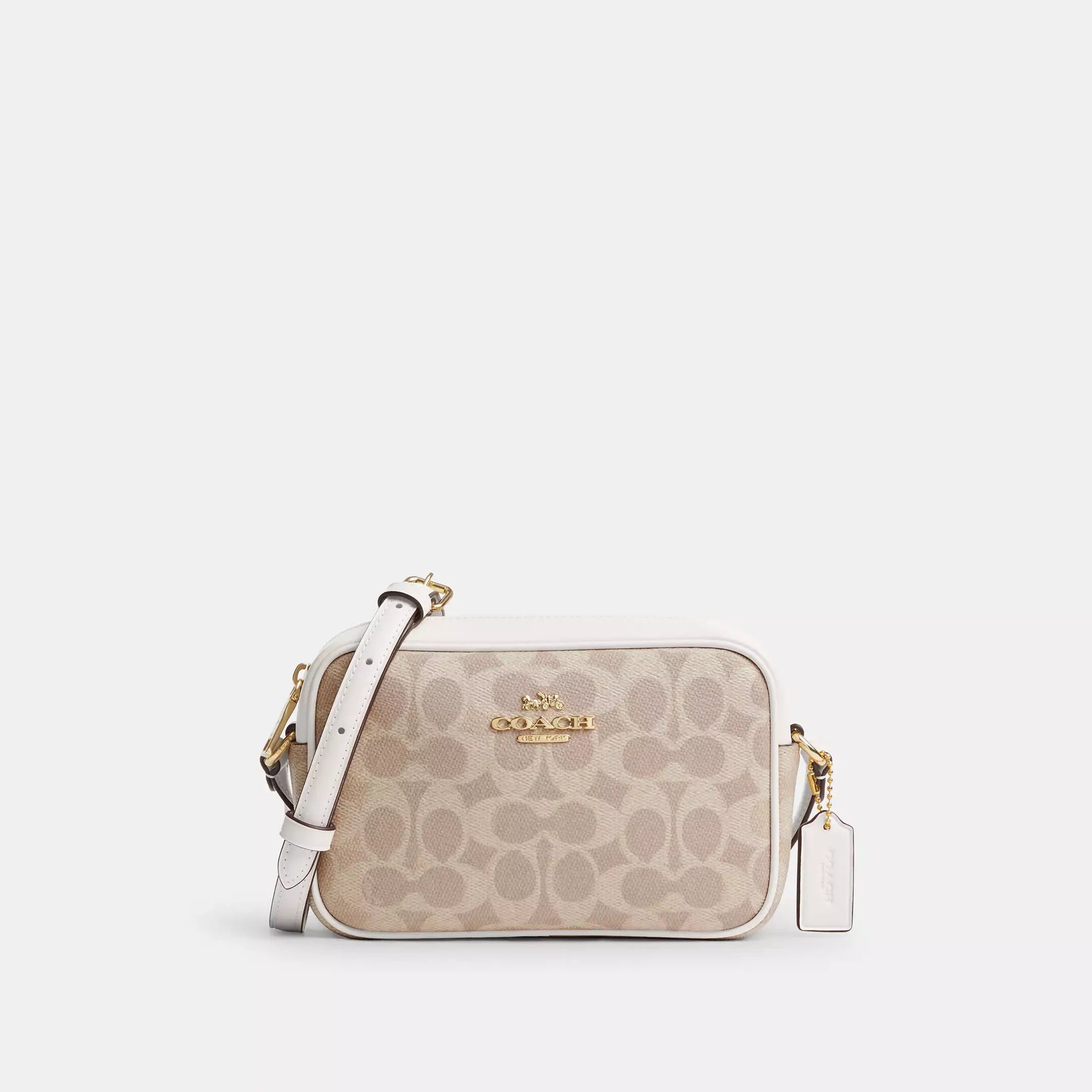Coach Mini Jamie Camera Bag In Signature Canvas