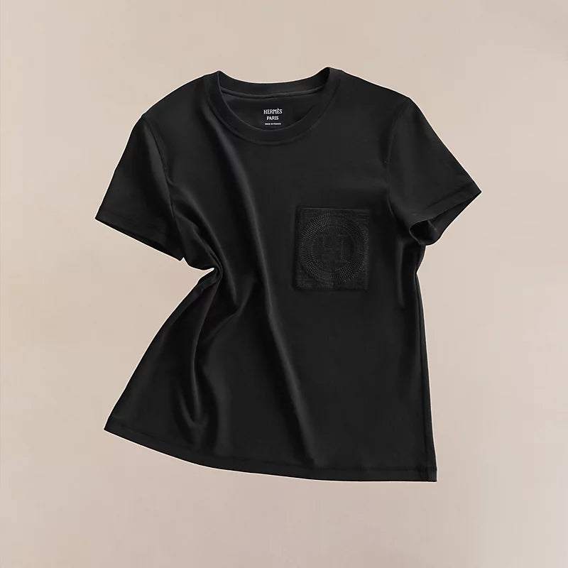 Hermès Embroidered pocket t-shirt