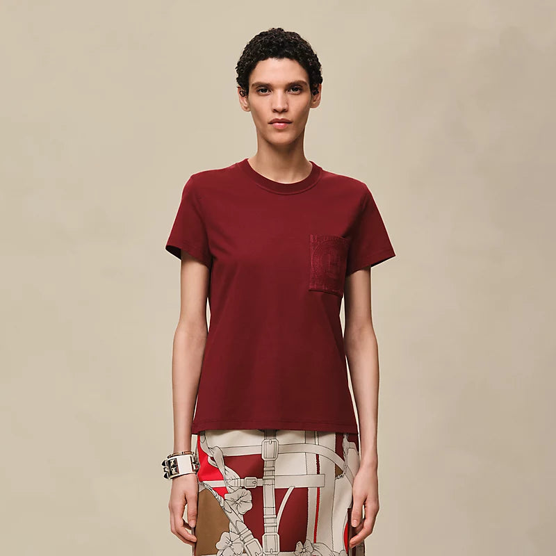 Hermès Embroidered pocket t-shirt