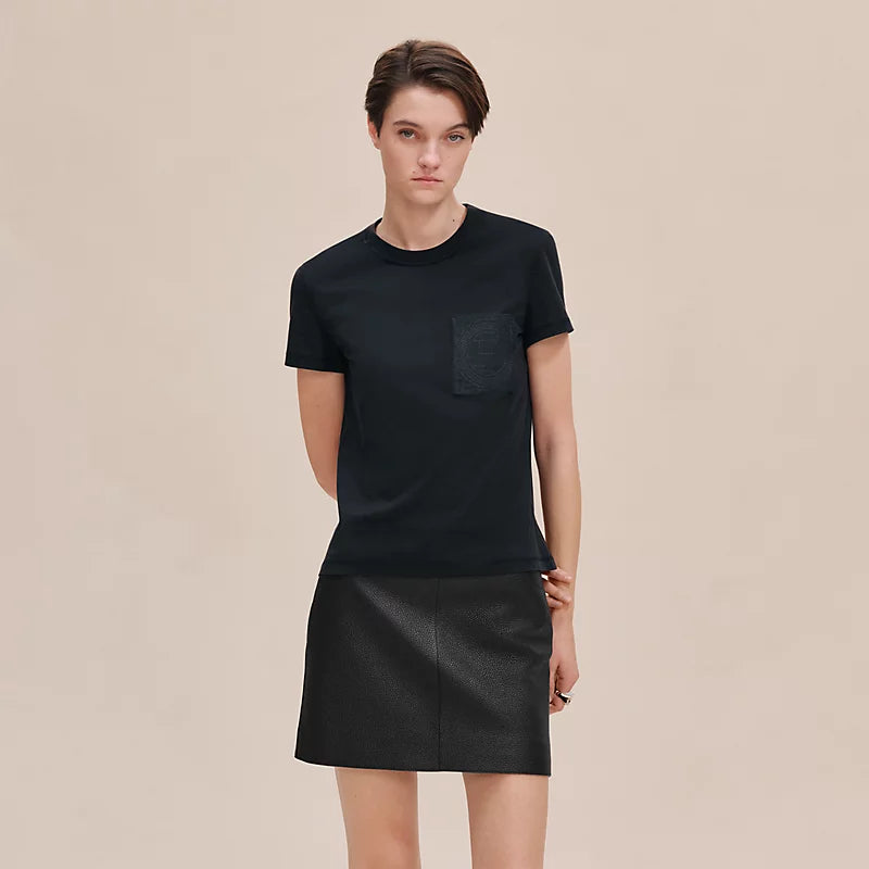 Hermès Embroidered pocket t-shirt